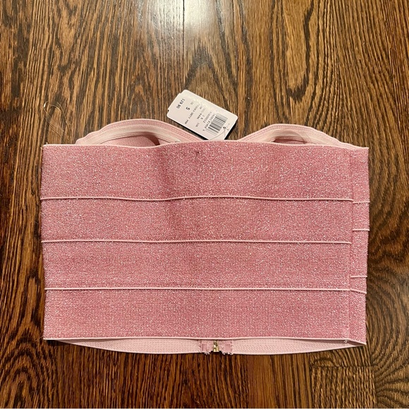 Windsor Pink Glitter Ribbon Bustier - Picture 4 of 5